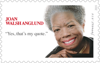 Illustration for article titled New Maya Angelou Postage Stamp Features Thing Maya Angelou Didn't Say